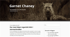 Desktop Screenshot of garnetchaney.com