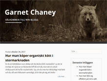 Tablet Screenshot of garnetchaney.com